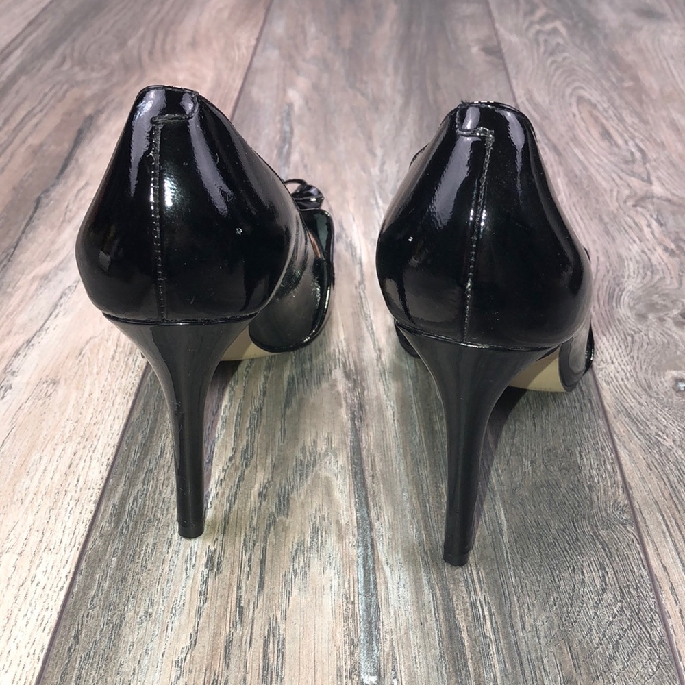 Enzo Angiolini Peep Toe Patent Pumps size 7.5 - Picture 3 of 7